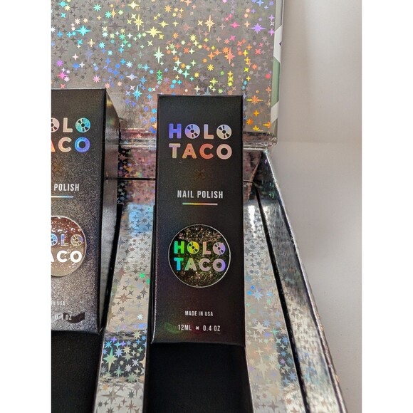 Halo Taco Frosted Nails 2020 Limited Collection Box Set New With Box 5 Colors - Picture 4 of 10